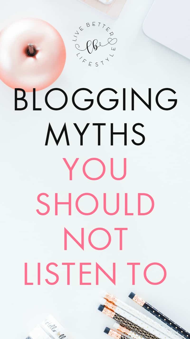 BLOGGING MYTHS AND REASONS WHY I START A BLOG