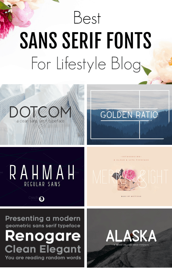 complete guide to font pairings for lifestyle blog