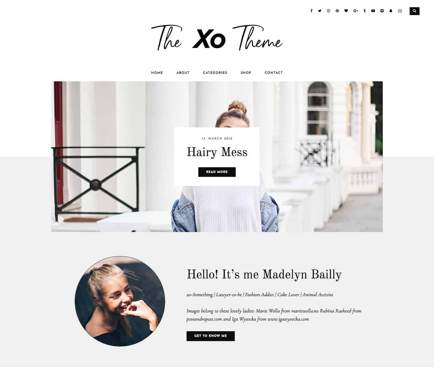 Feminine and Minimalist Themes for Lifestyle Blog