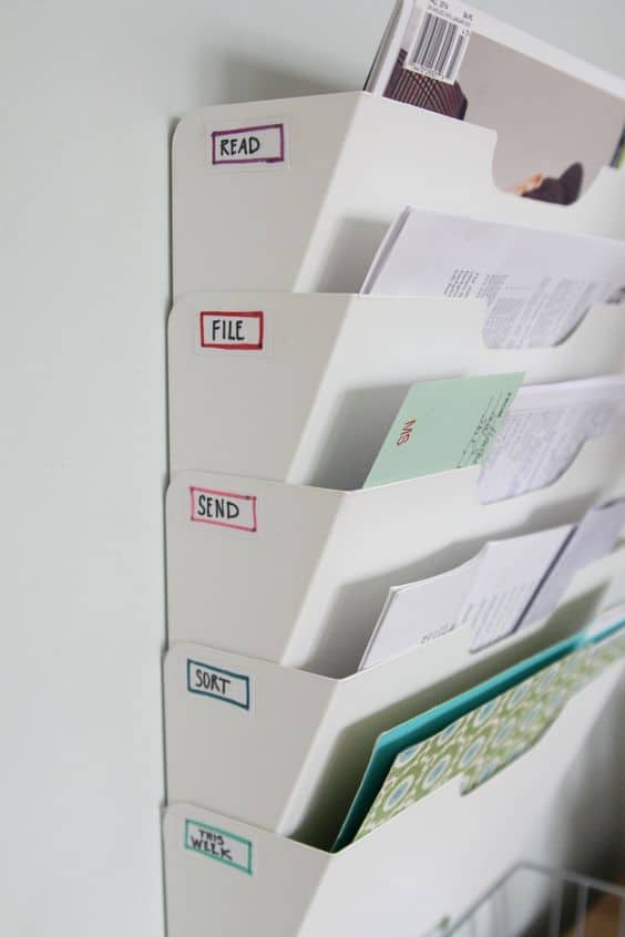 brilliant home office wall organization ideas