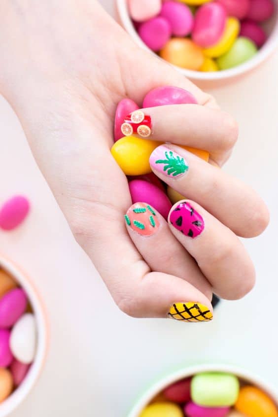 DIY summer nail art ideas