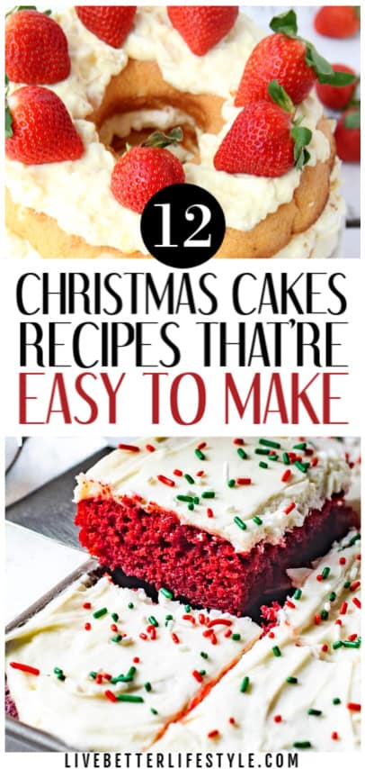 Easy Christmas Cakes Ideas That You'll Want to Try This Year